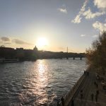 Sonnenuntergang an der Seine